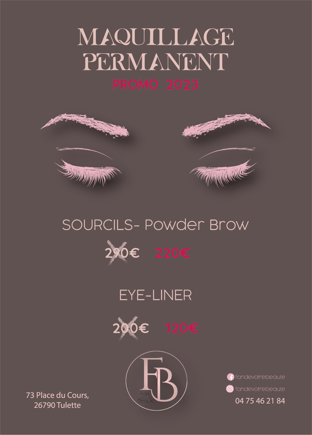Flyer pour Fan de votre Beauté